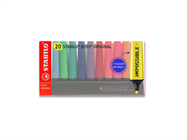 DESKSET 20 EVIDENZIATORI BOSS ORIGINAL - STABILO